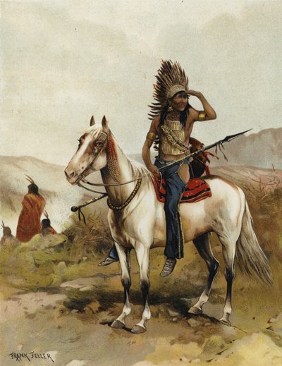 A Sioux Indian Chief by Frank Feller